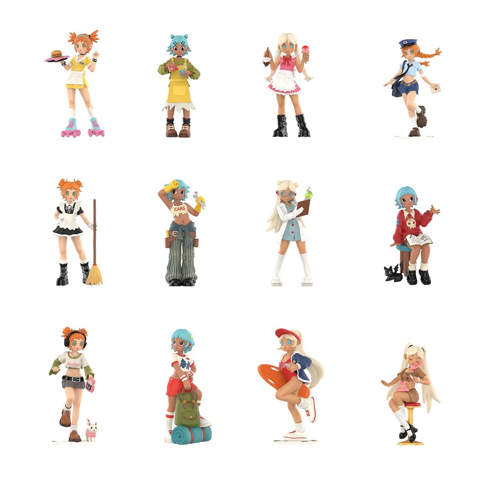 Produktbild Peach Riot - Rush Hour Series POP MART Mystery Figuren Display