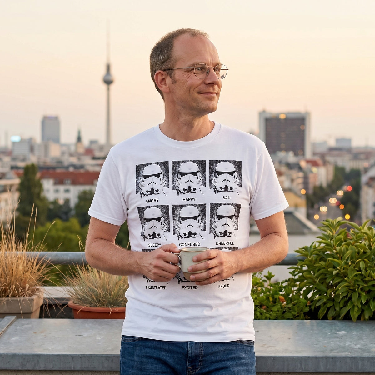 Image produit T-shirt Stormtrooper Multiface blanc - Star Wars