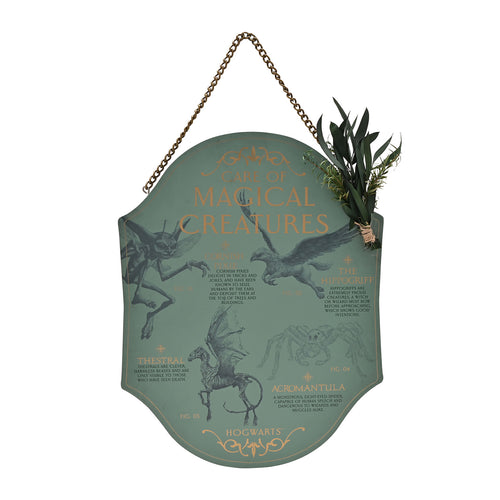 Productafbeelding Harry Potter - Verzorging van Fabeldieren Houten Wanddecoratie