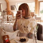 Productafbeelding Nyanko Sensei Sake T-shirt voor fans van Natsume's Book of Friends