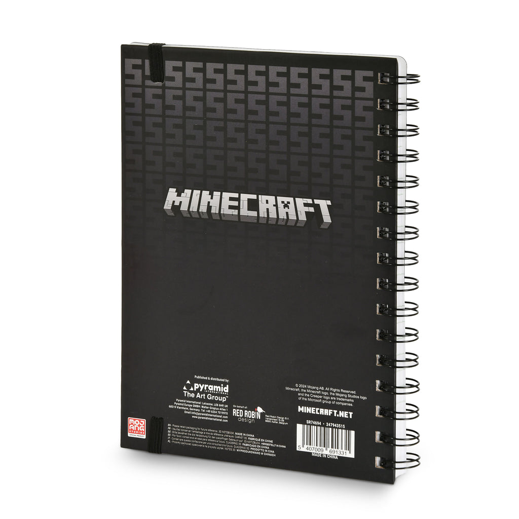Productafbeelding Minecraft - Creeper 3D-notitieboek