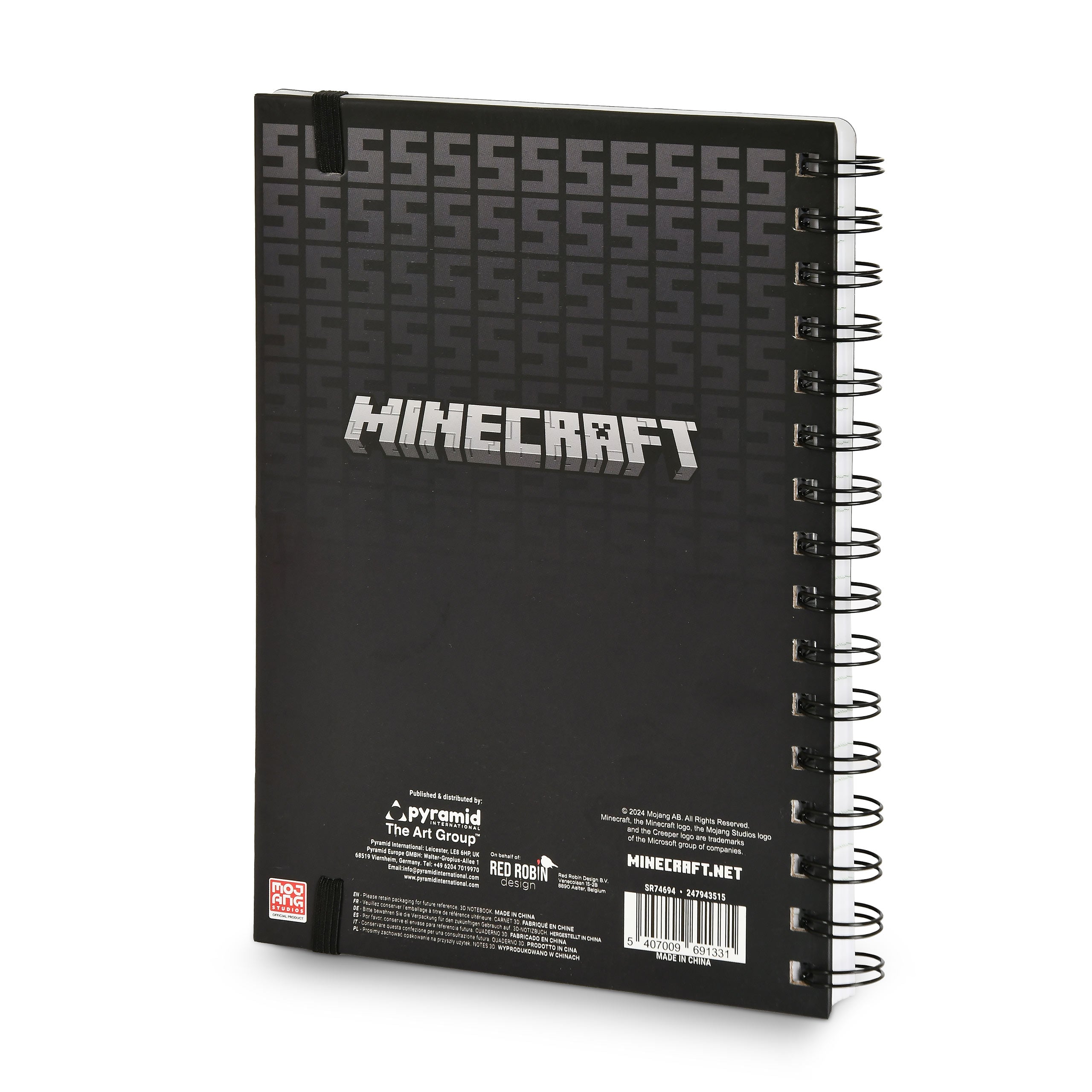 Productafbeelding Minecraft - Creeper 3D-notitieboek