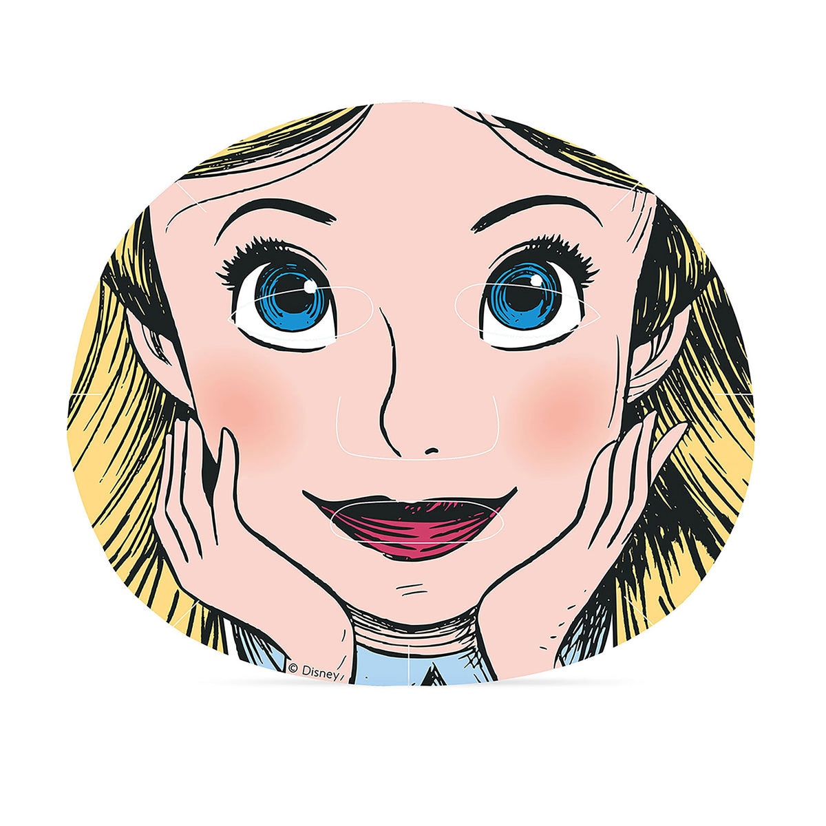 Produktbild Alice im Wunderland - Gesichtsmaske