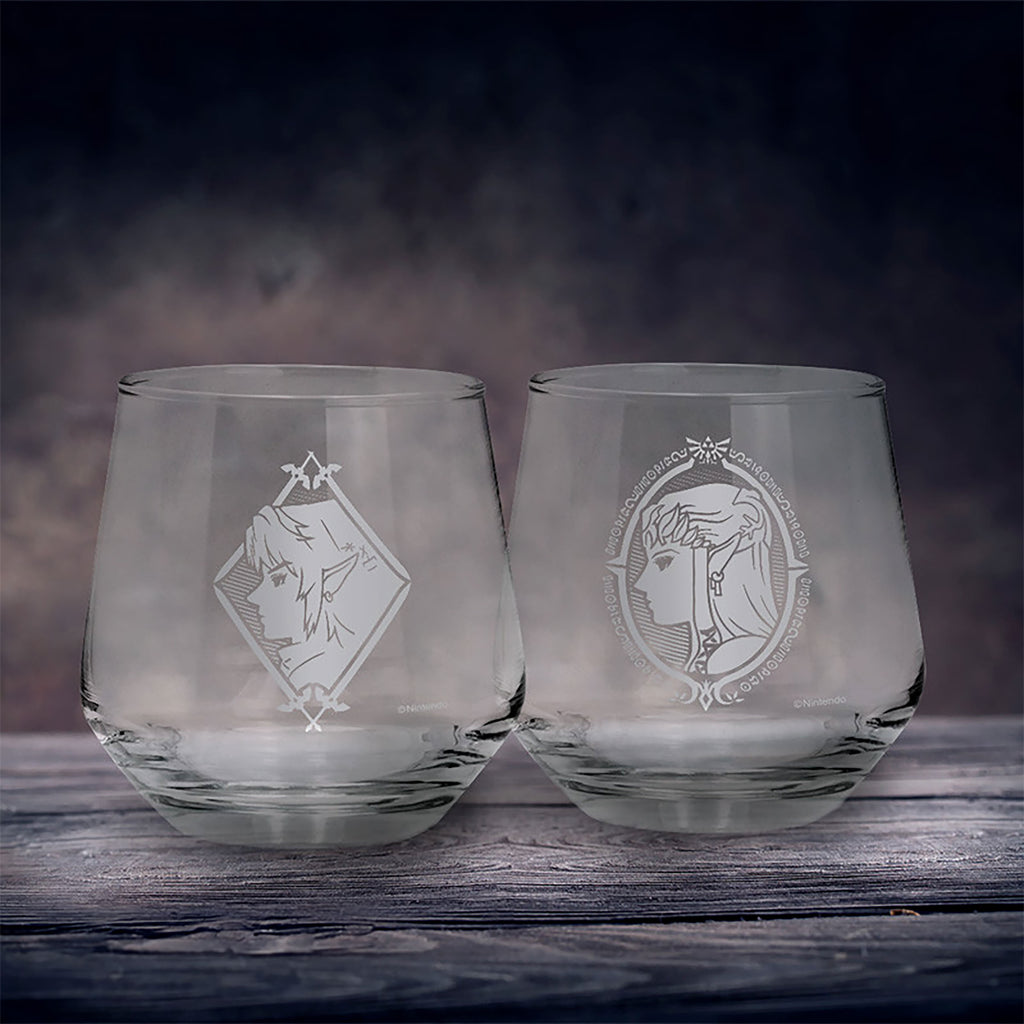 Productafbeelding Zelda - Link & Zelda glazenset (2 stuks)