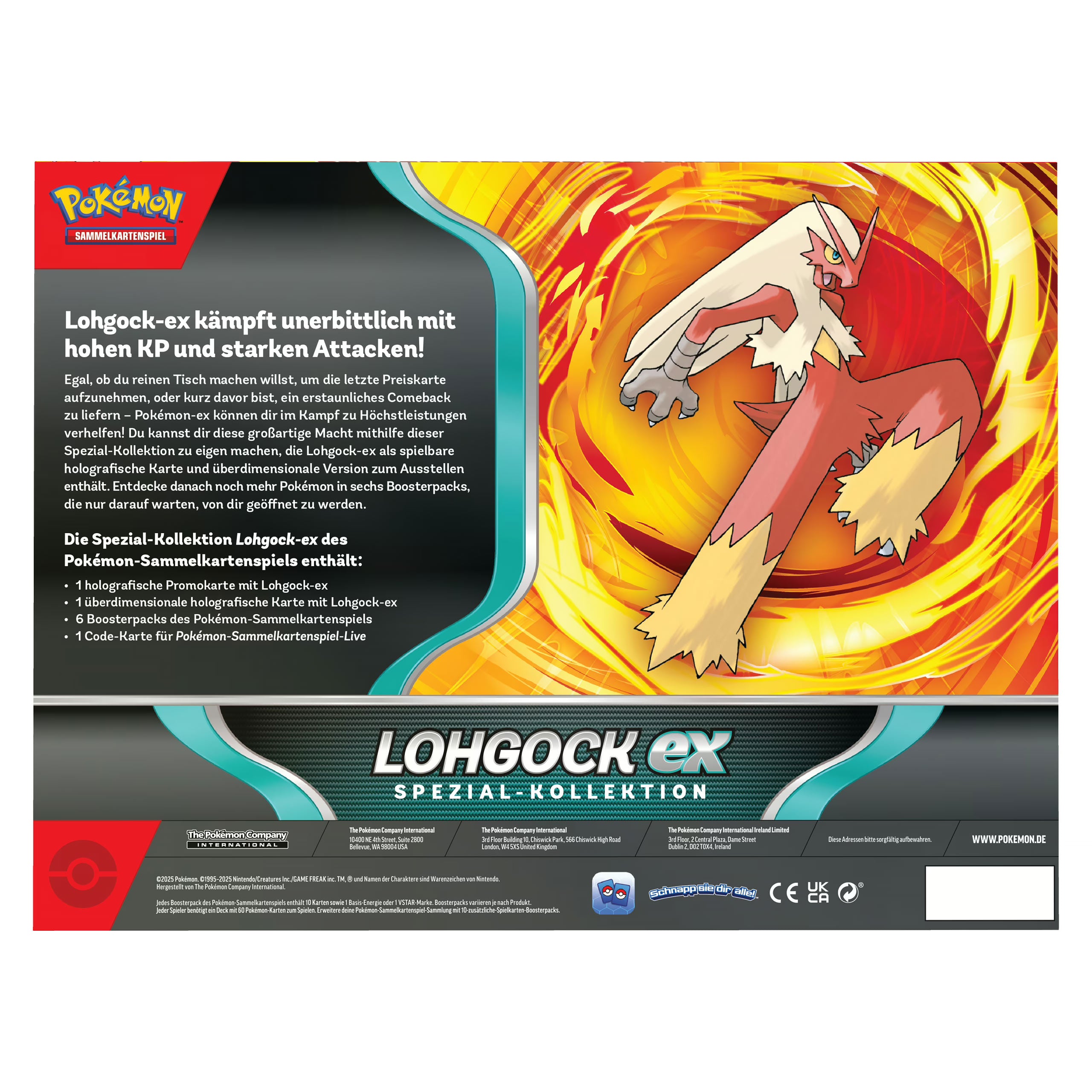 Image produit Pokemon - Blaziken-Ex Coffret Spécial de Cartes à Collectionner