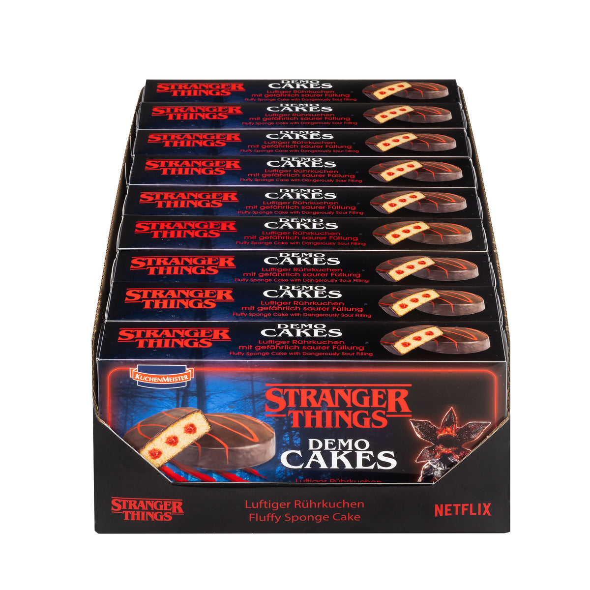 Produktbild Stranger Things - Demo Cakes Rührkuchen 9er Display
