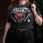 Productafbeelding Stranger Things - Hellfire Club T-shirt grijs