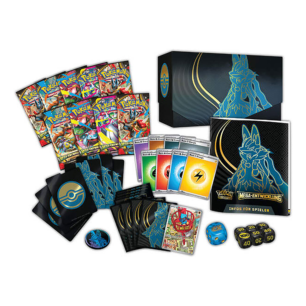 Image produit Pokemon - Lucario Méga-Évolution ME01 Coffret Dresseur d'Élite