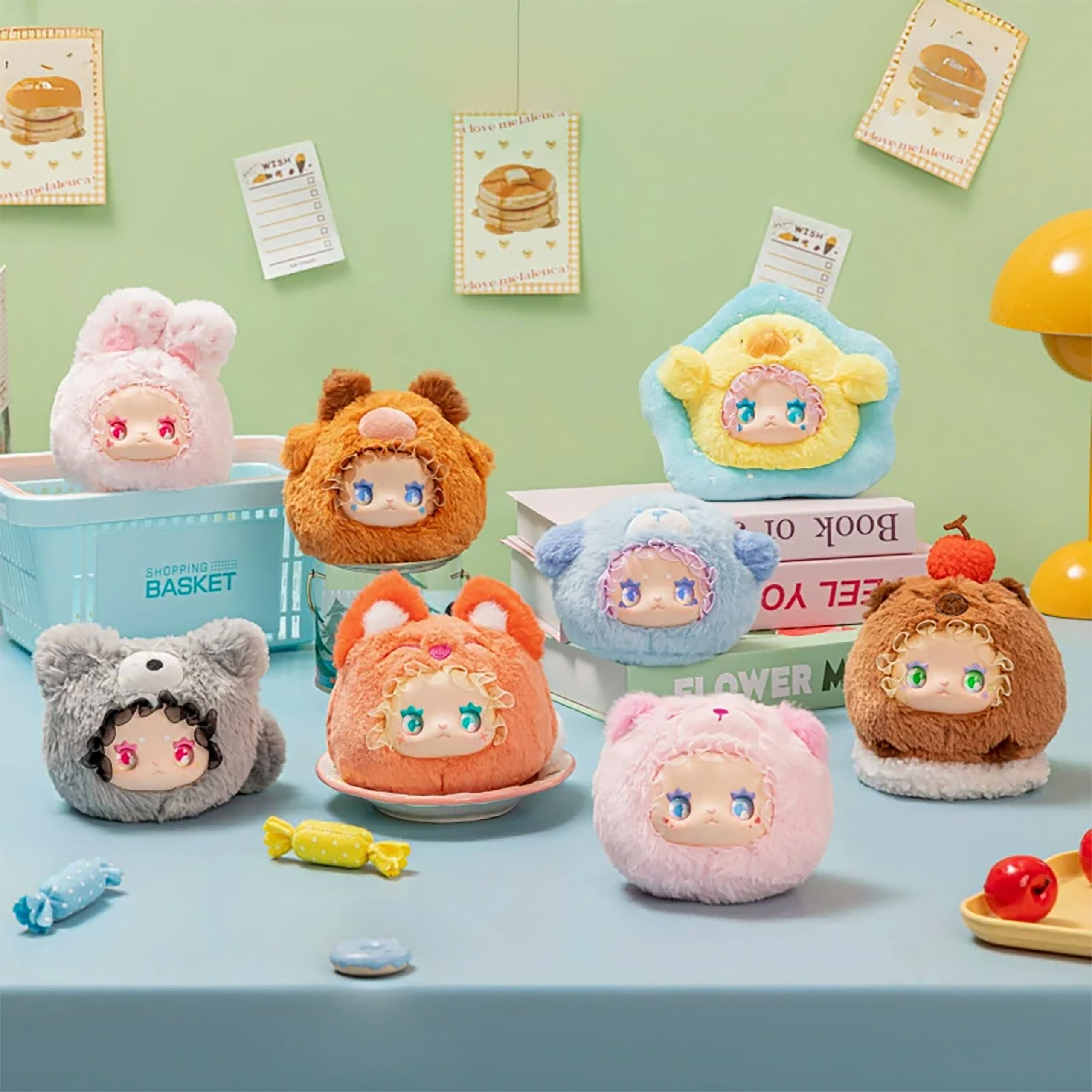 Productafbeelding Emma - Rua Rua Zoo mystery pluche sleutelhanger - display (6 stuks)
