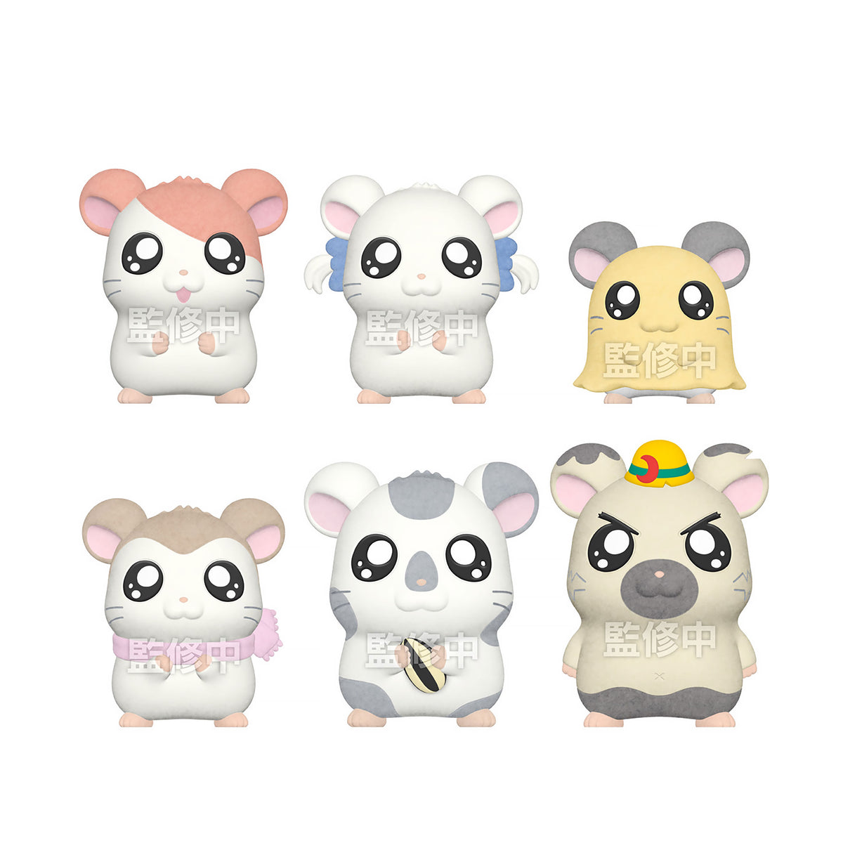 Image produit Hamtaro - Figurine Mystère Flockée 8 Pièces Display