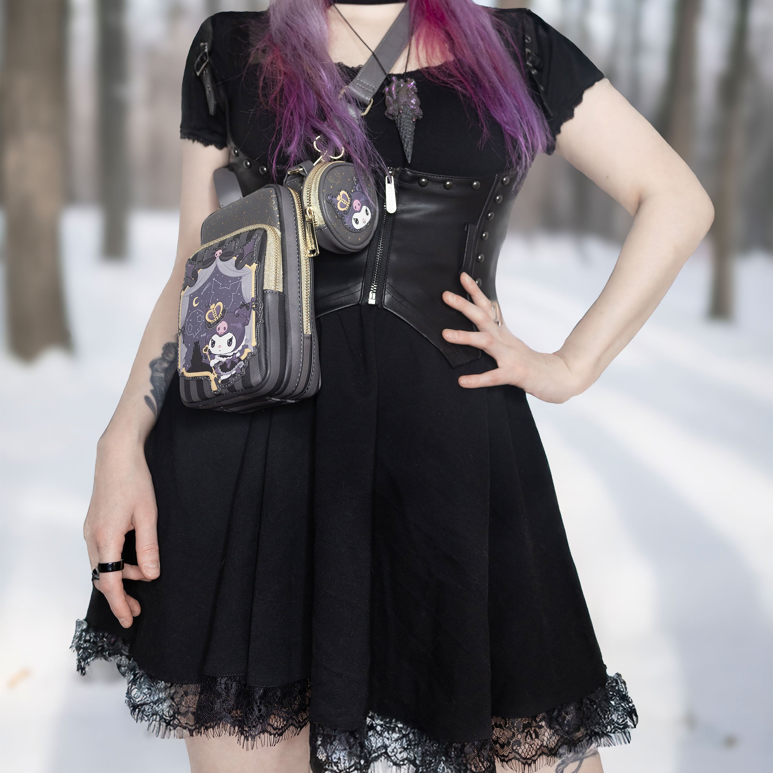 Produktbild Sanrio - Kuromi 20th Anniversary Crossbody Tasche
