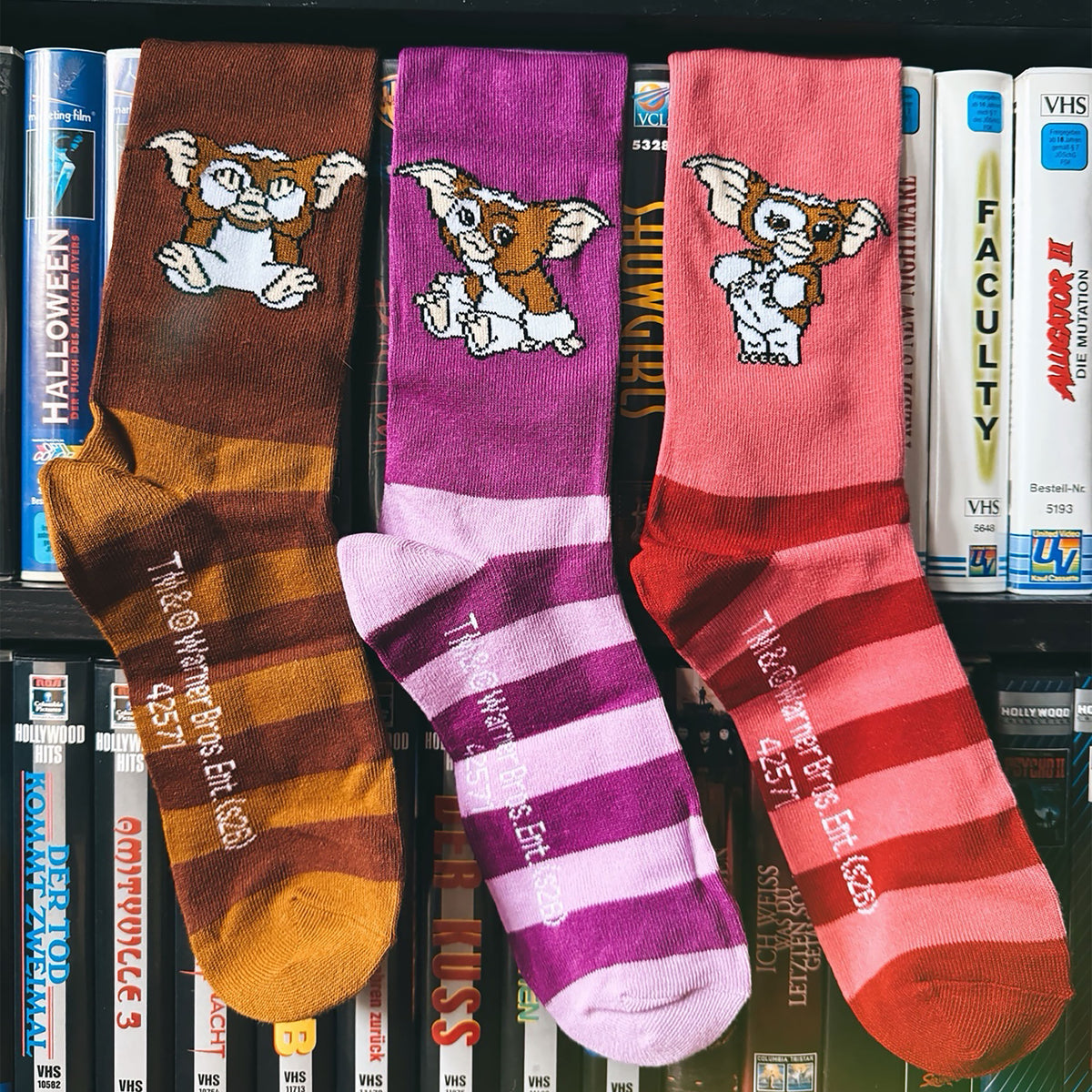 Image produit Gremlins - Lot de 3 paires de chaussettes Gizmo Emotions dans une boîte cadeau
