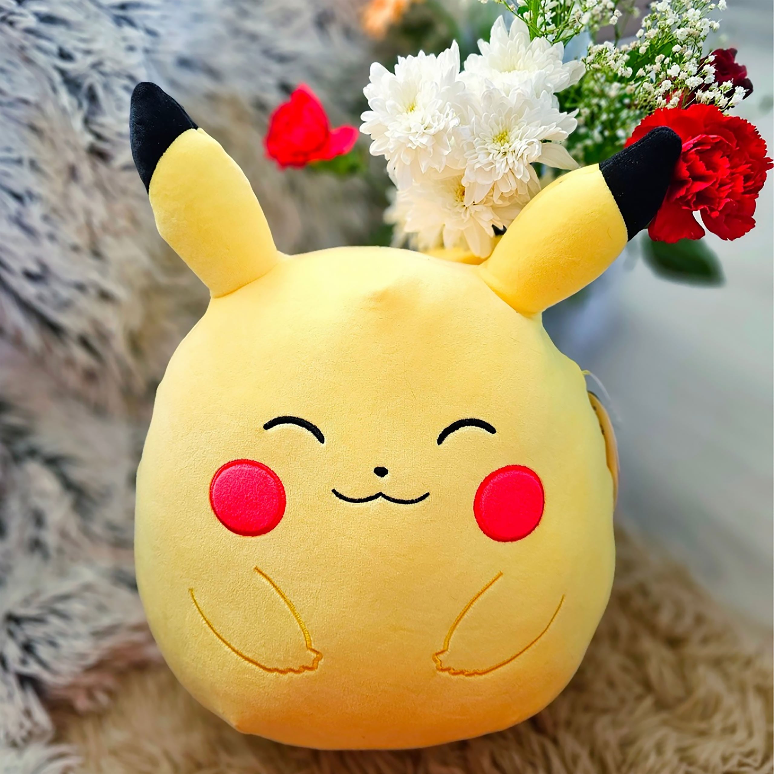 Productafbeelding Pikachu Squishmallows Knuffelfiguur 25 cm - Pokémon
