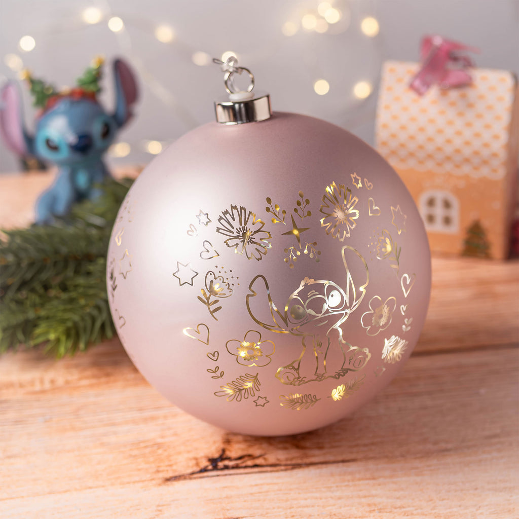 Image produit Boule de Noël lumineuse Stitch - Lilo & Stitch