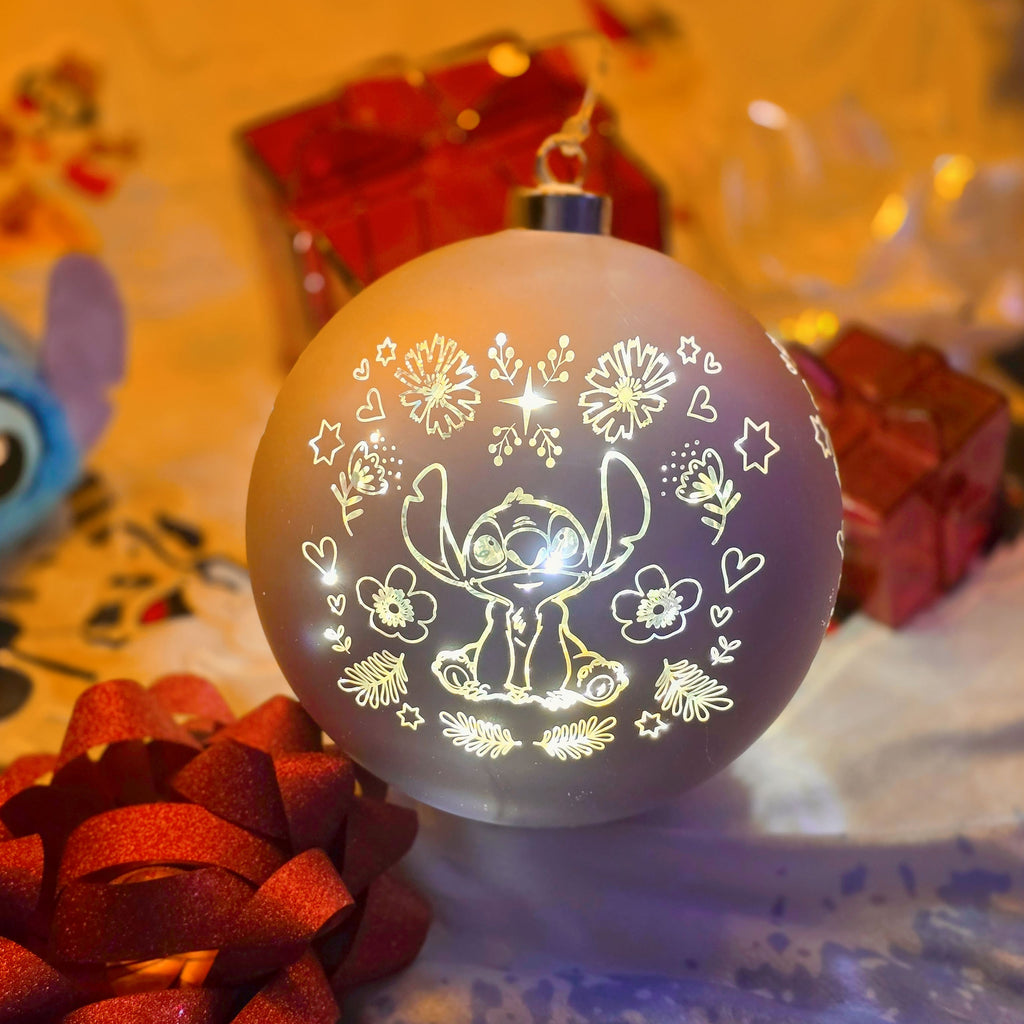 Image produit Boule de Noël lumineuse Stitch - Lilo & Stitch
