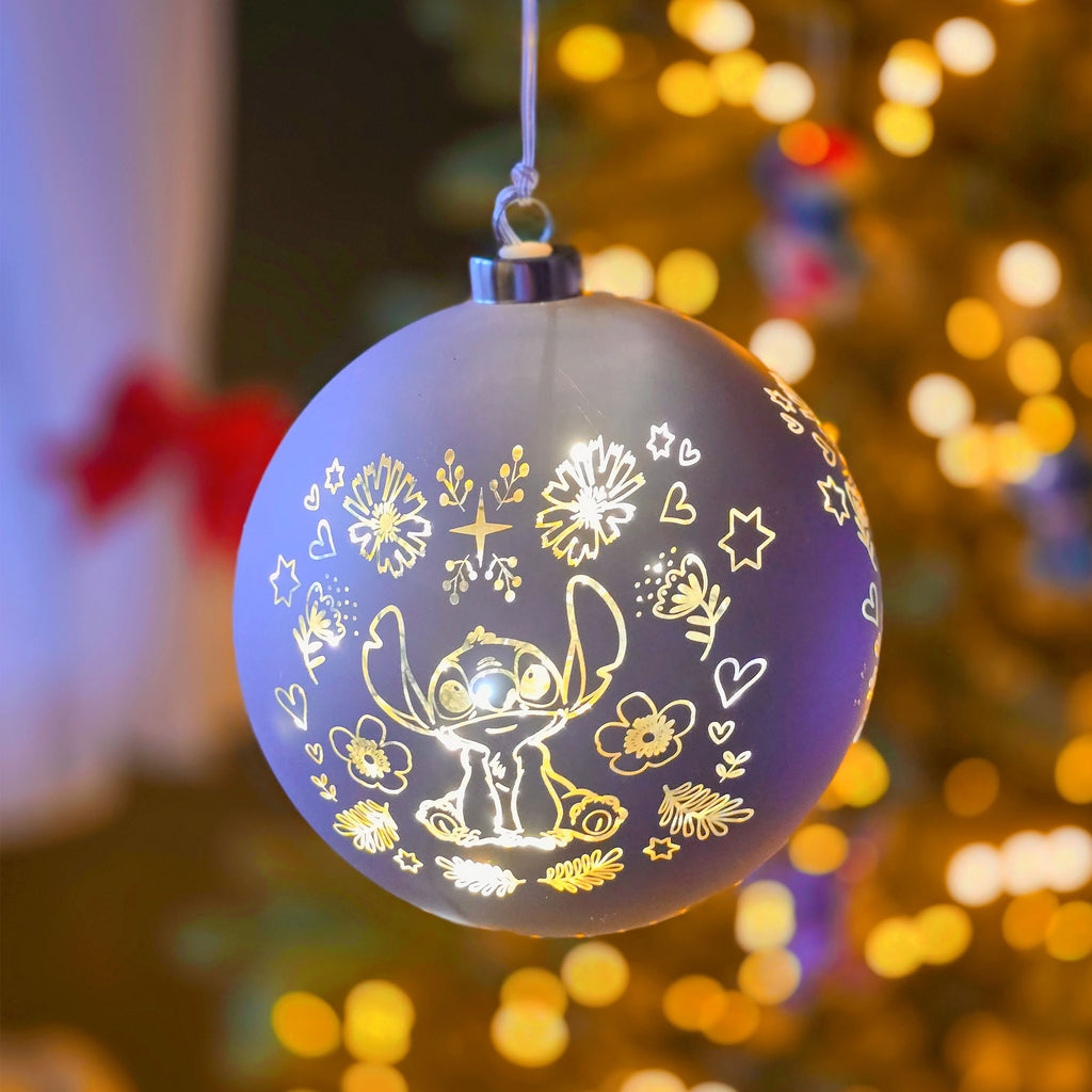 Image produit Boule de Noël lumineuse Stitch - Lilo & Stitch