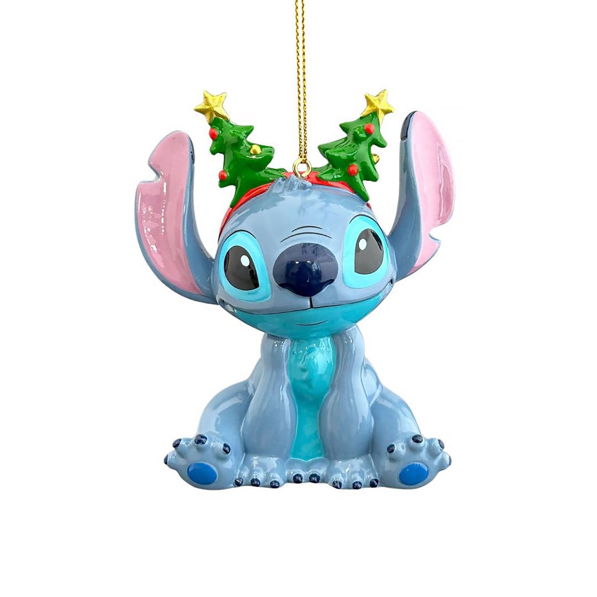 Image produit Stitch avec serre-tête Décoration pour sapin de Noël - Lilo & Stitch