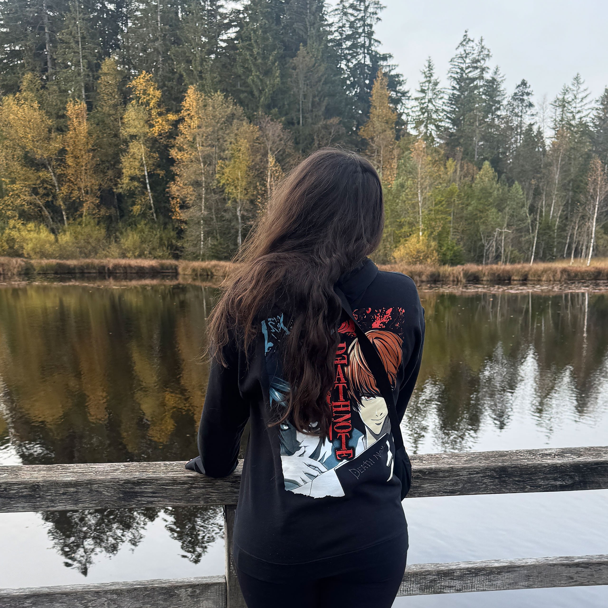 Image produit Death Note - Sweat à capuche Paranormal noir