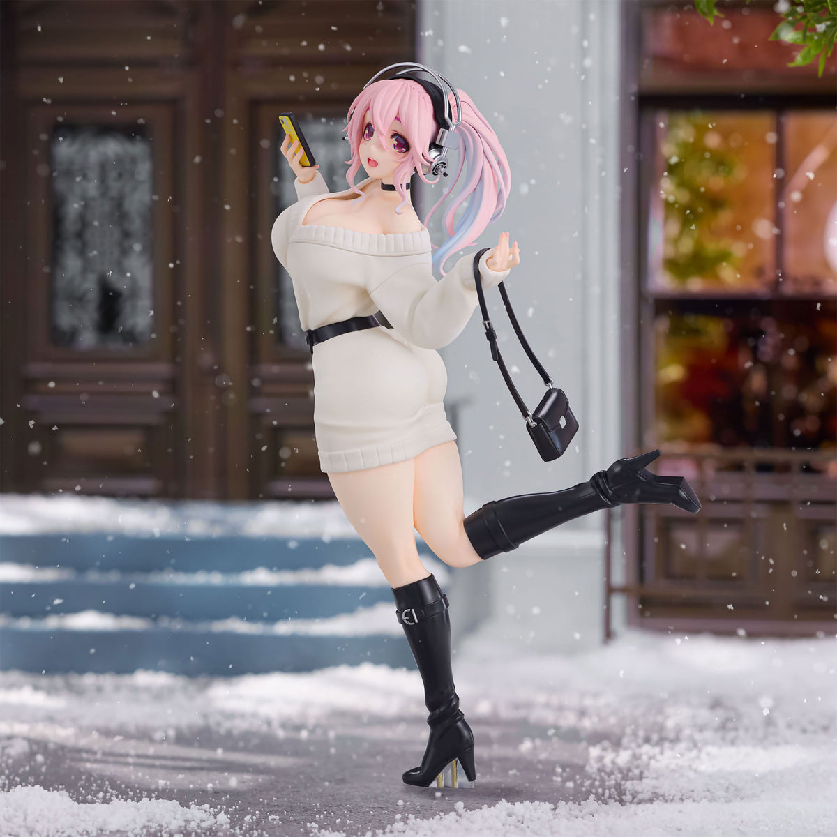 Image produit Super Sonico - Figurine Winter Memory Version Trio-Try-iT