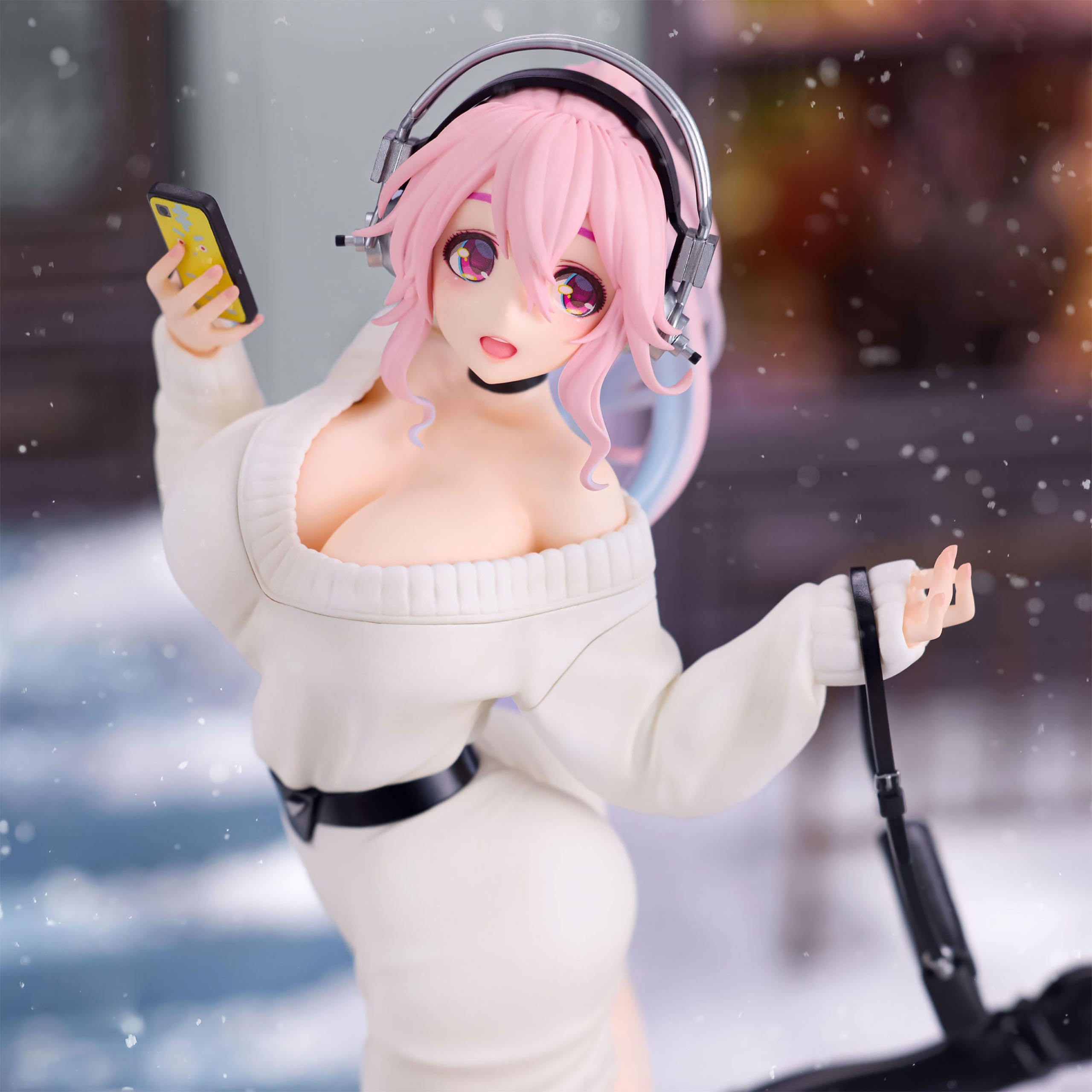Image produit Super Sonico - Figurine Winter Memory Version Trio-Try-iT