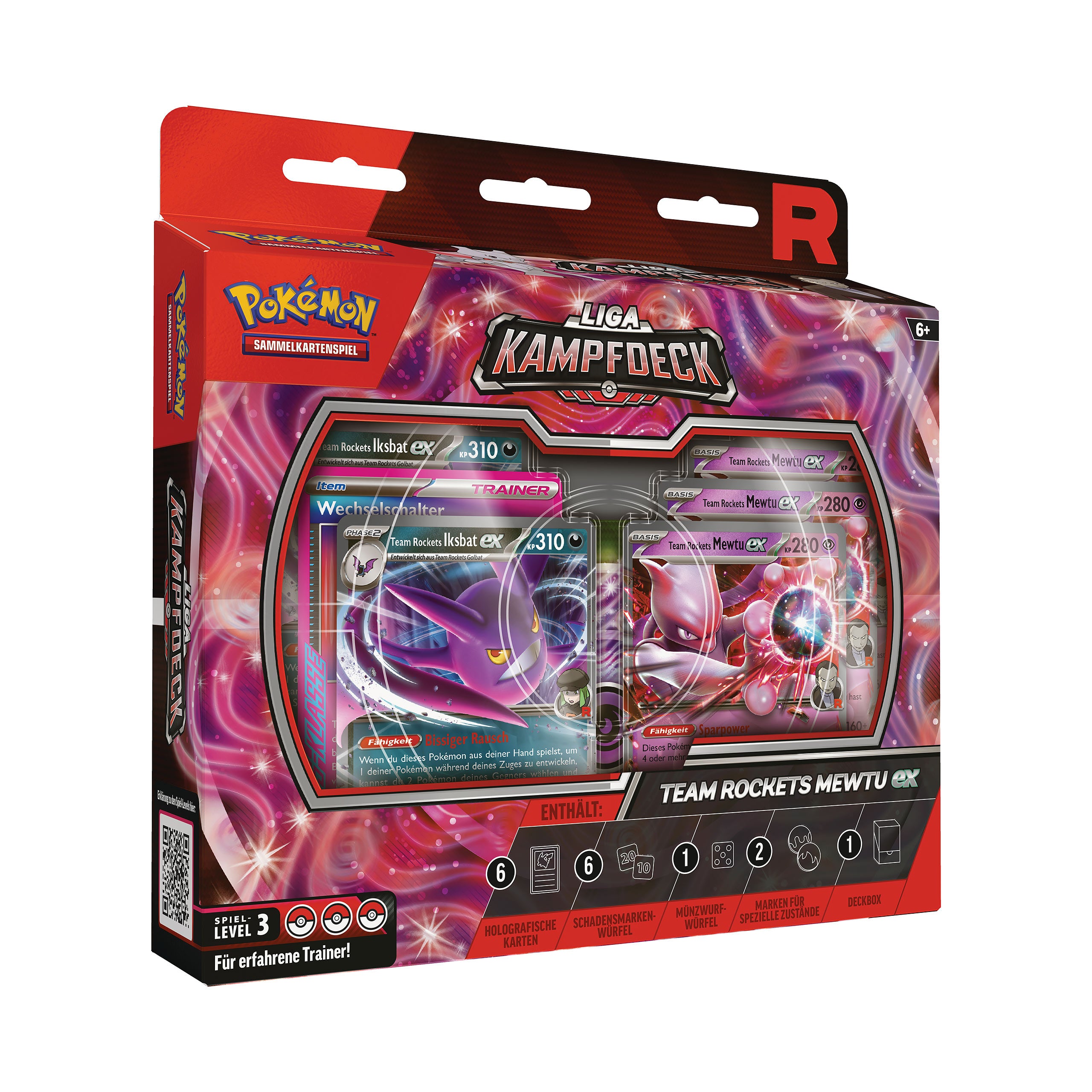 Image produit Pokémon - Rocket’s Mewtwo-ex Deck de Combat de Ligue Boîte de cartes à collectionner