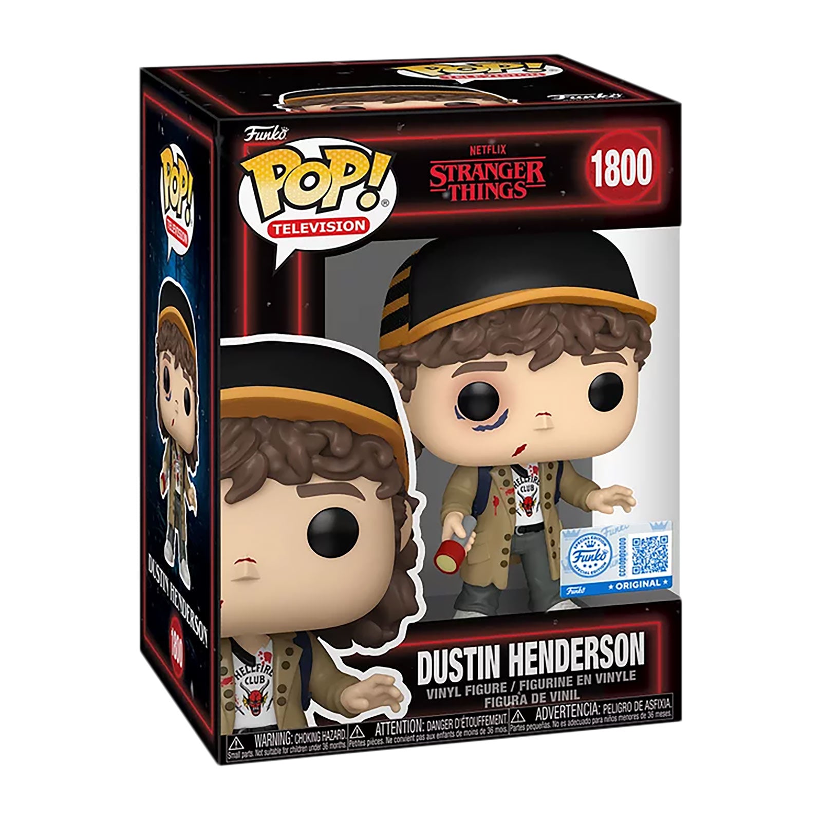 Produktbild Stranger Things - Dustin (Battle Damaged) Funko Pop Figur