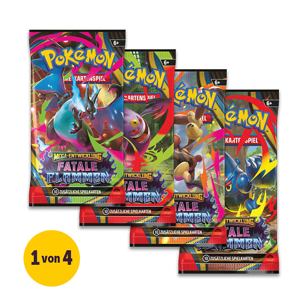 Productafbeelding Pokémon – Fatale Vlammen Mega-Evolutie ruilkaarten boosterpack
