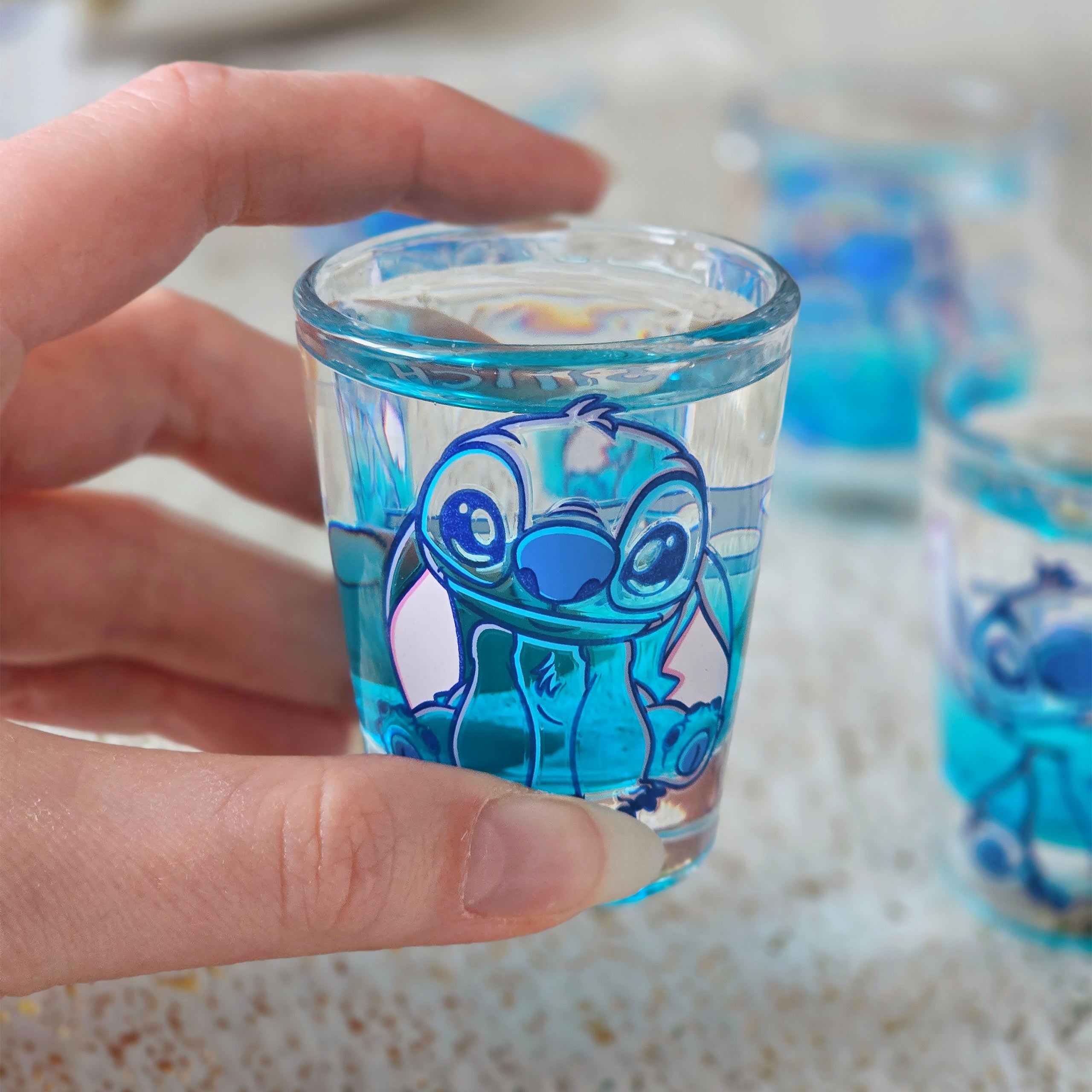 Produktbild Stitch Aloha Gläser 4er Set - Lilo & Stitch