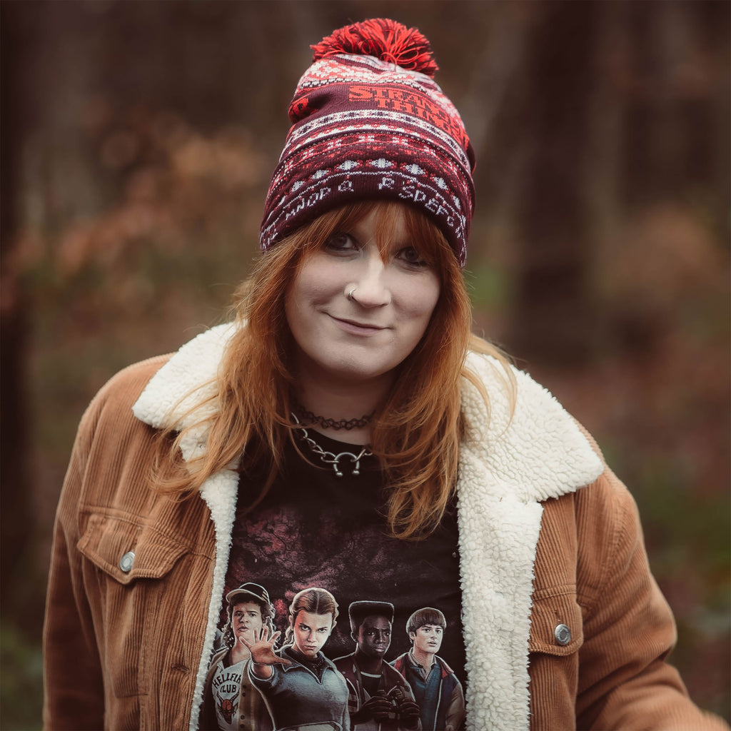 Productafbeelding Stranger Things - Lights Muts met Pompon