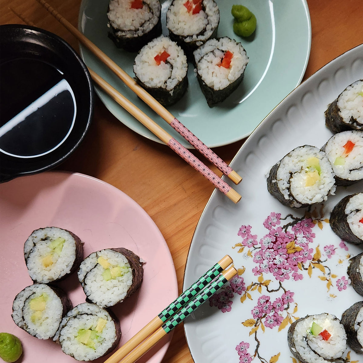 Productafbeelding Demon Slayer - Tanjiro en Nezuko Kamado Eetstokjes Set van 2