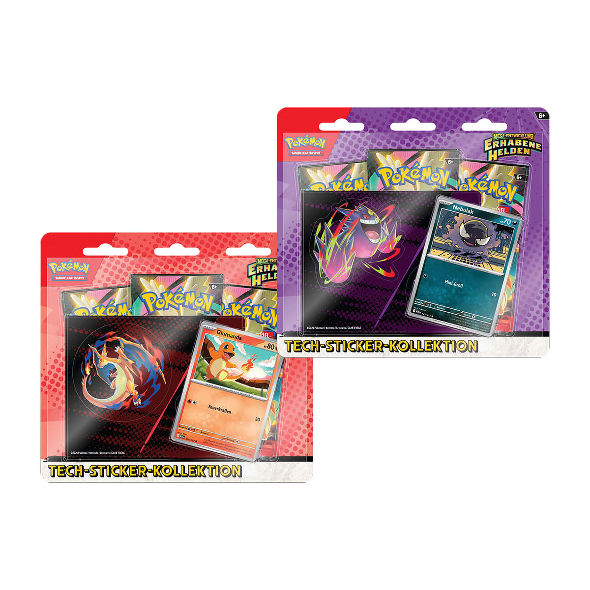 Produktbild Pokemon - Mega-Entwicklung Erhabene Helden Tech-Sticker-Collection