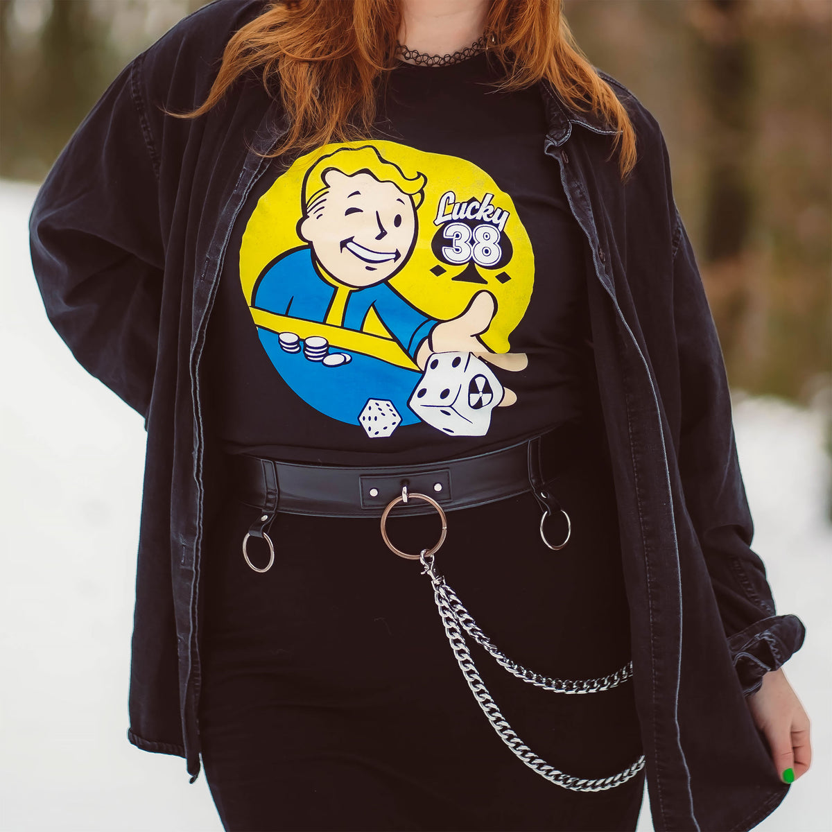 Image produit Fallout - T-shirt Lucky 38 Dice
