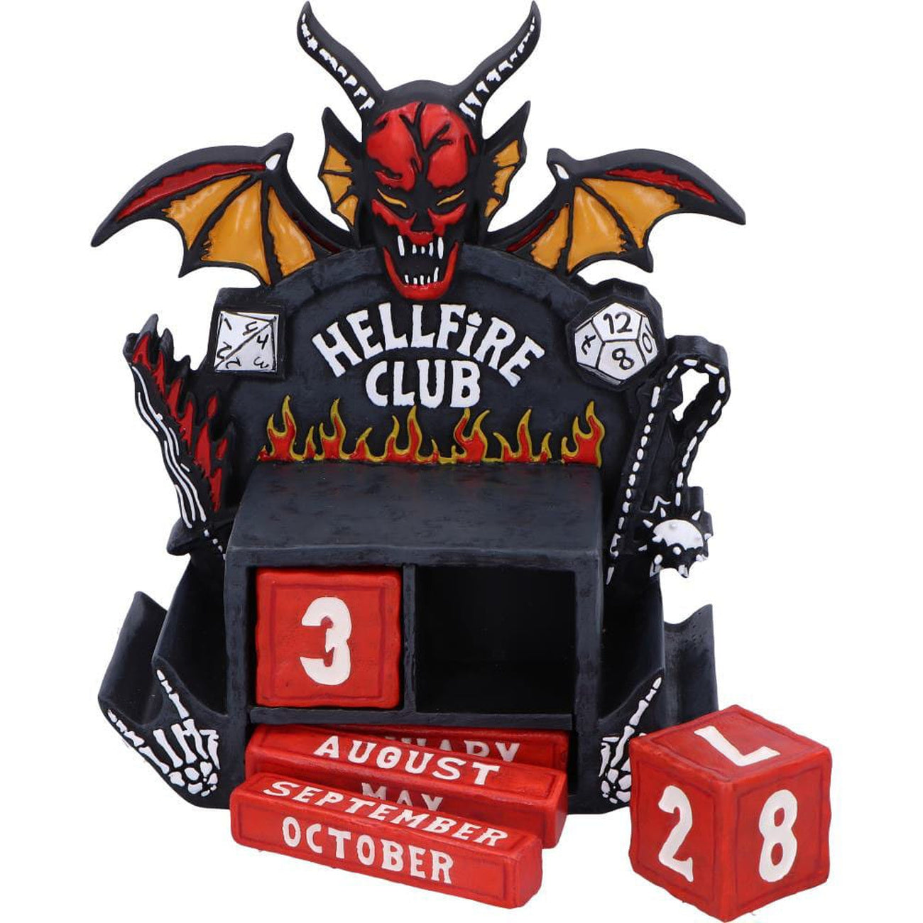 Productafbeelding Stranger Things - Hellfire Club 3D eeuwigdurende kalender