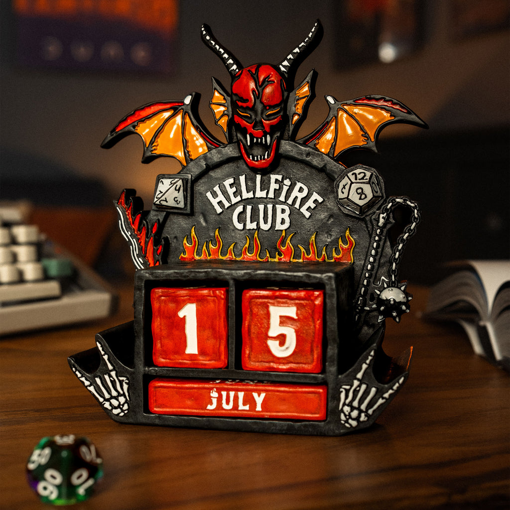 Productafbeelding Stranger Things - Hellfire Club 3D eeuwigdurende kalender