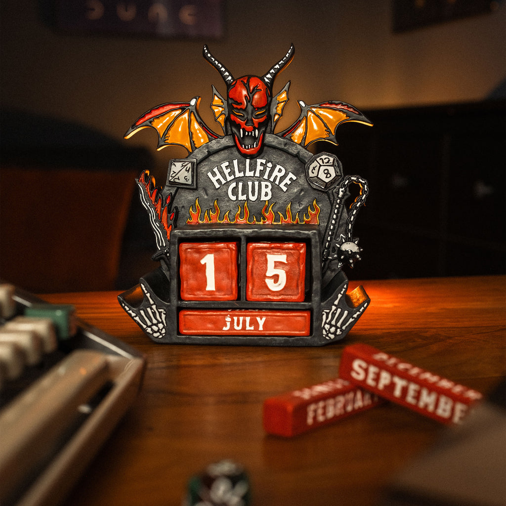 Productafbeelding Stranger Things - Hellfire Club 3D eeuwigdurende kalender
