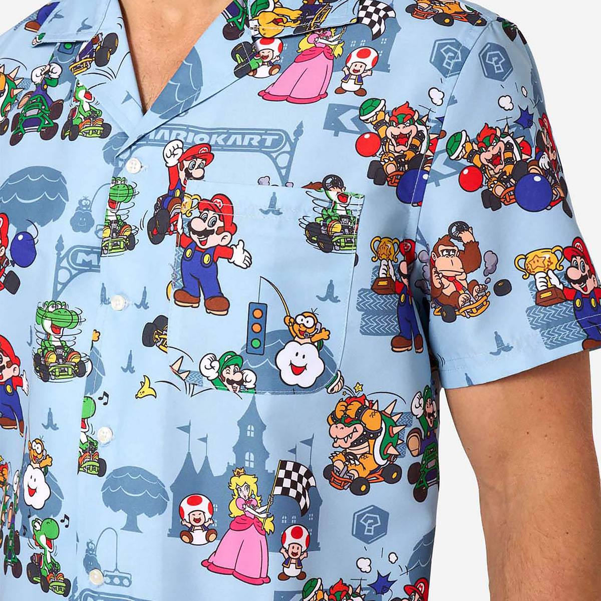 Image produit Super Mario - Chemise Mario Kart à manches courtes
