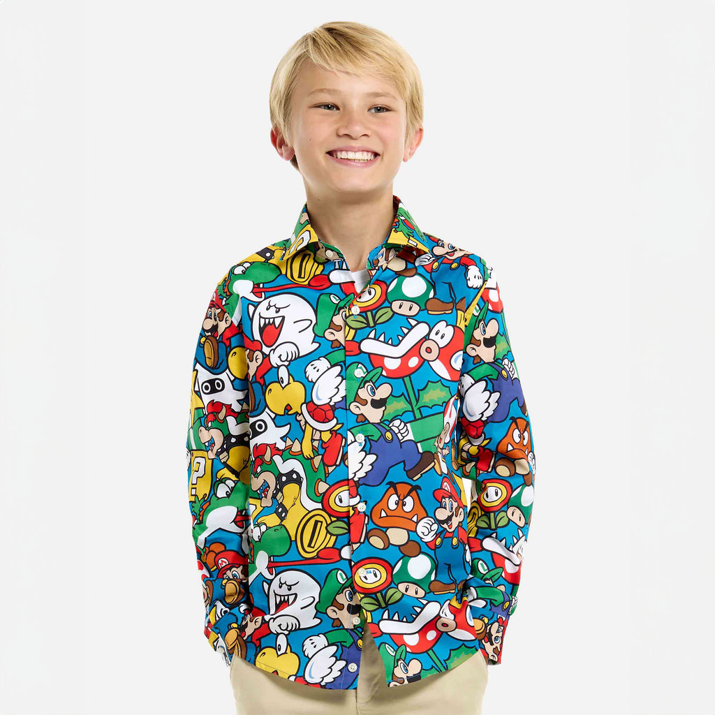 Productafbeelding Super Mario - Characters overhemd voor kinderen