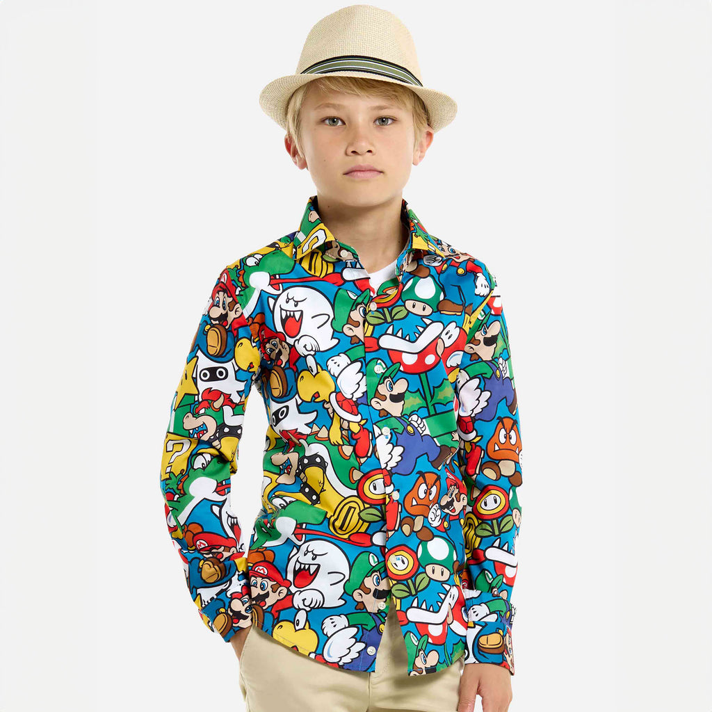 Productafbeelding Super Mario - Characters overhemd voor kinderen
