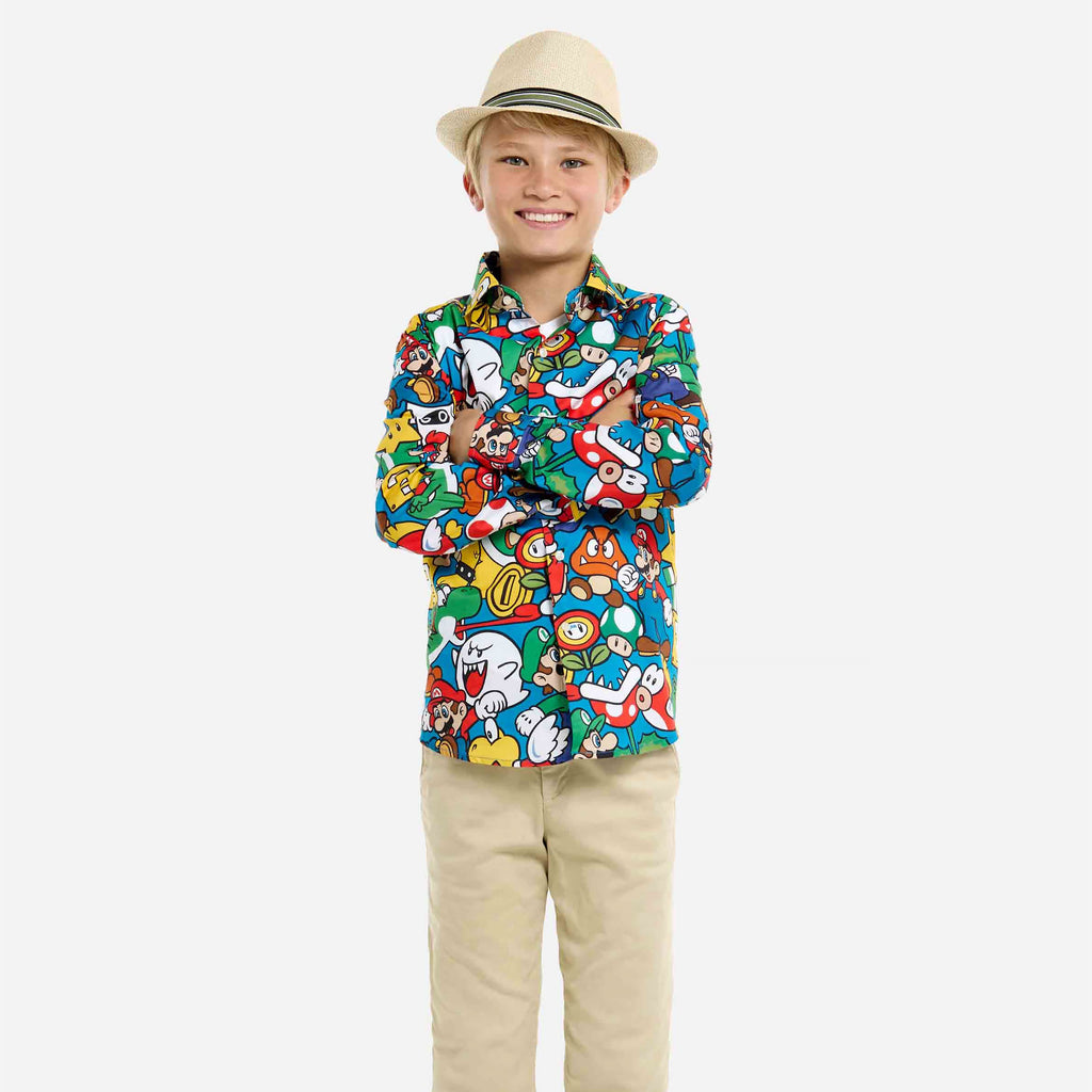 Productafbeelding Super Mario - Characters overhemd voor kinderen
