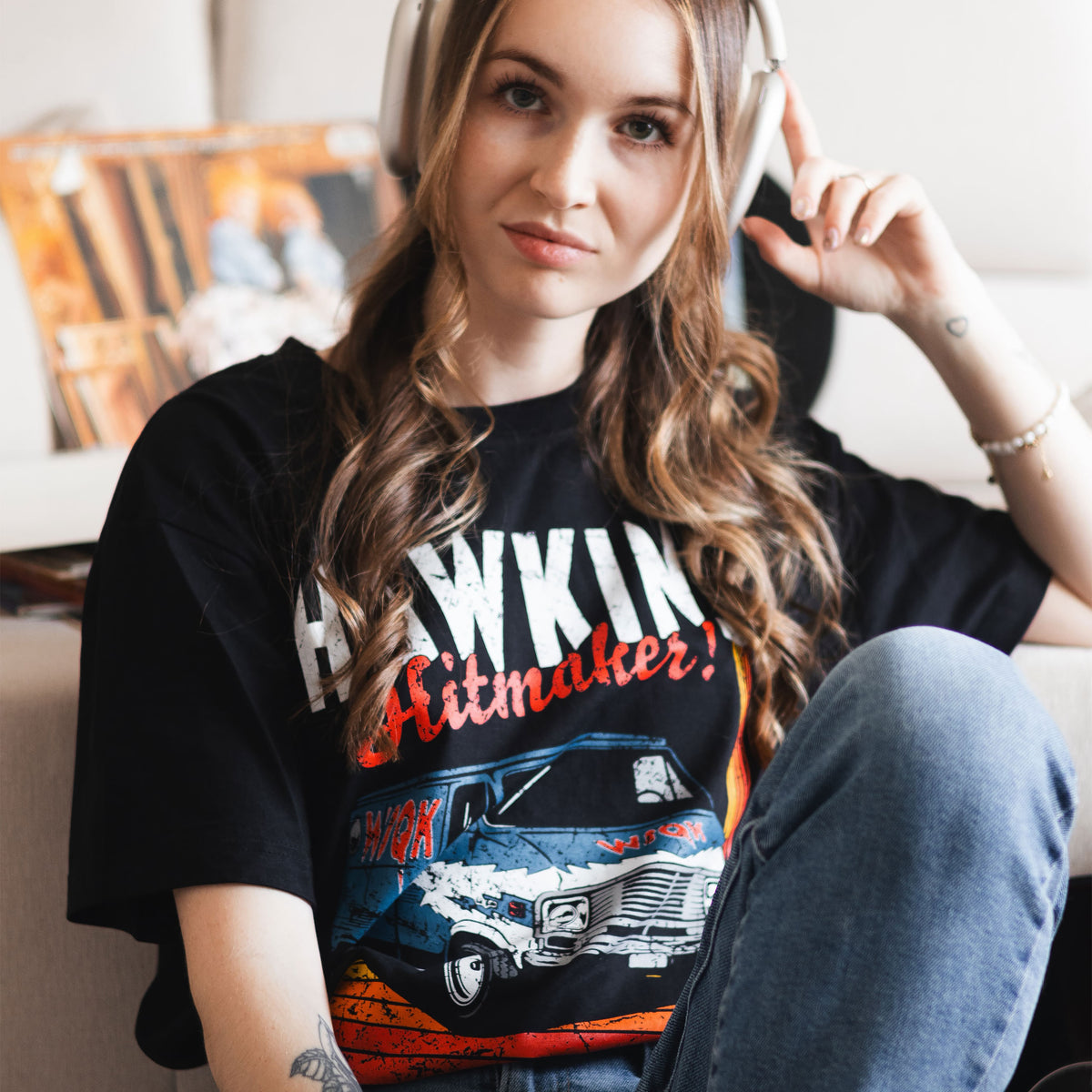 Produktbild Stranger Things - WSQK Hawkins Hitmaker T-Shirt