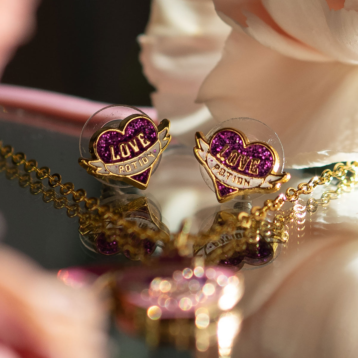 Image produit Harry Potter - Boucles d’oreilles Potion d’Amour