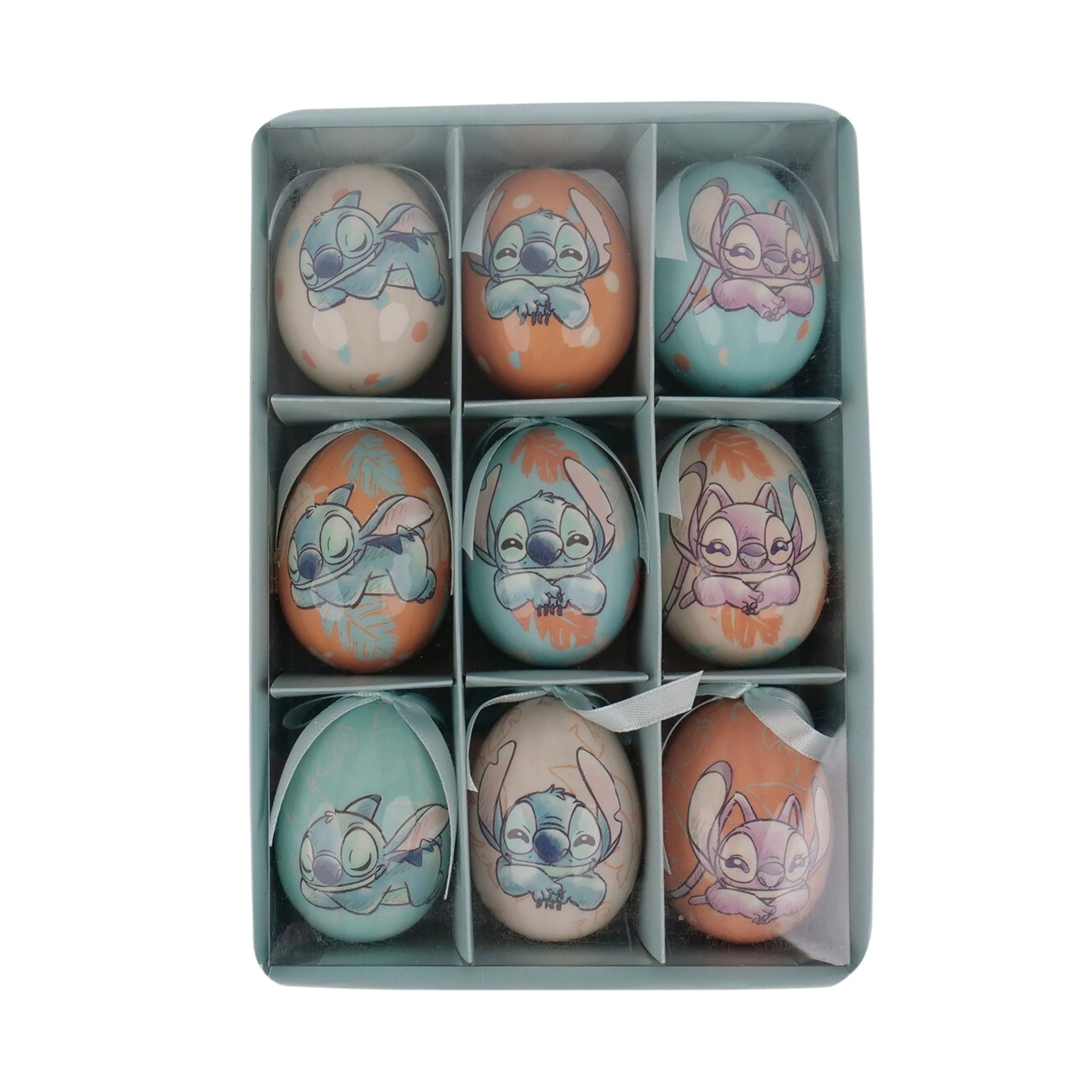 Image produit Stitch œufs de Pâques à suspendre 9 pcs - Lilo & Stitch