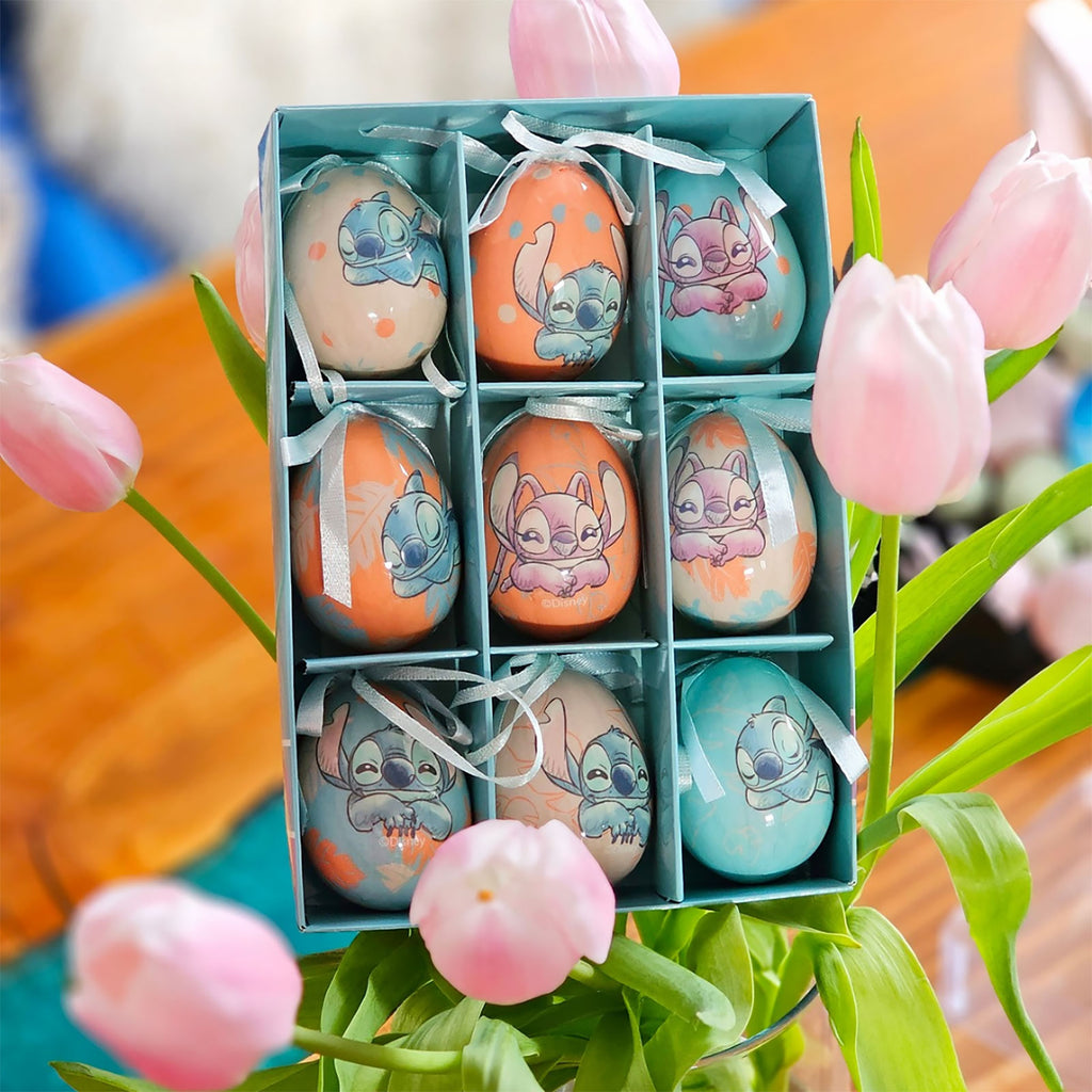 Image produit Stitch œufs de Pâques à suspendre 9 pcs - Lilo & Stitch