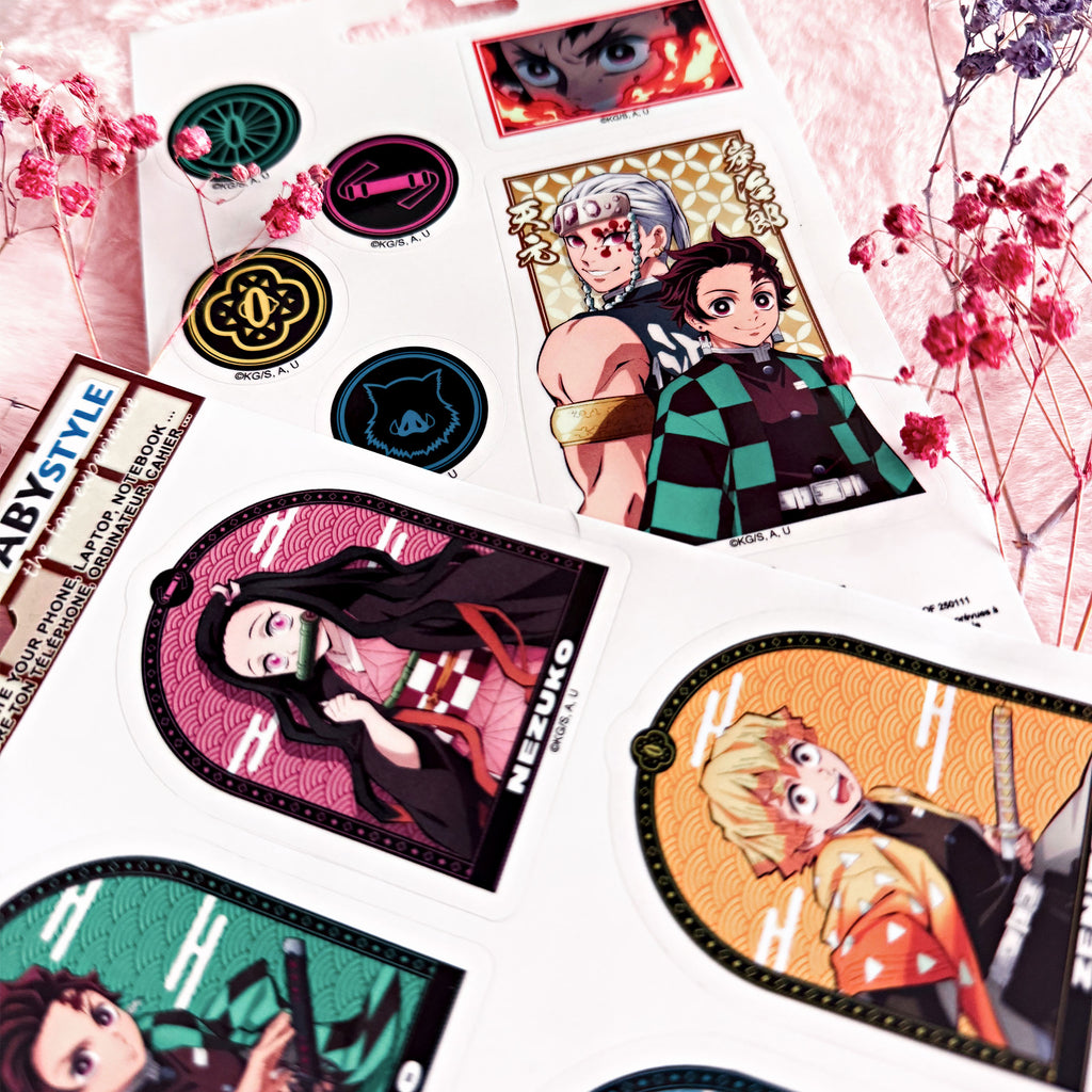 Image produit Demon Slayer - Set de stickers Team