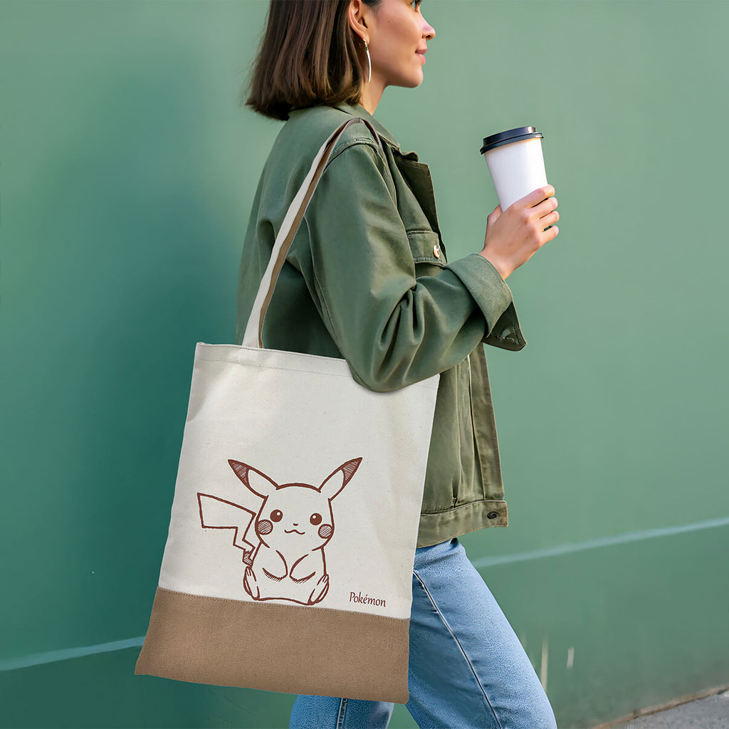 Productafbeelding Pikachu Sketch Shopper Tas - Pokémon
