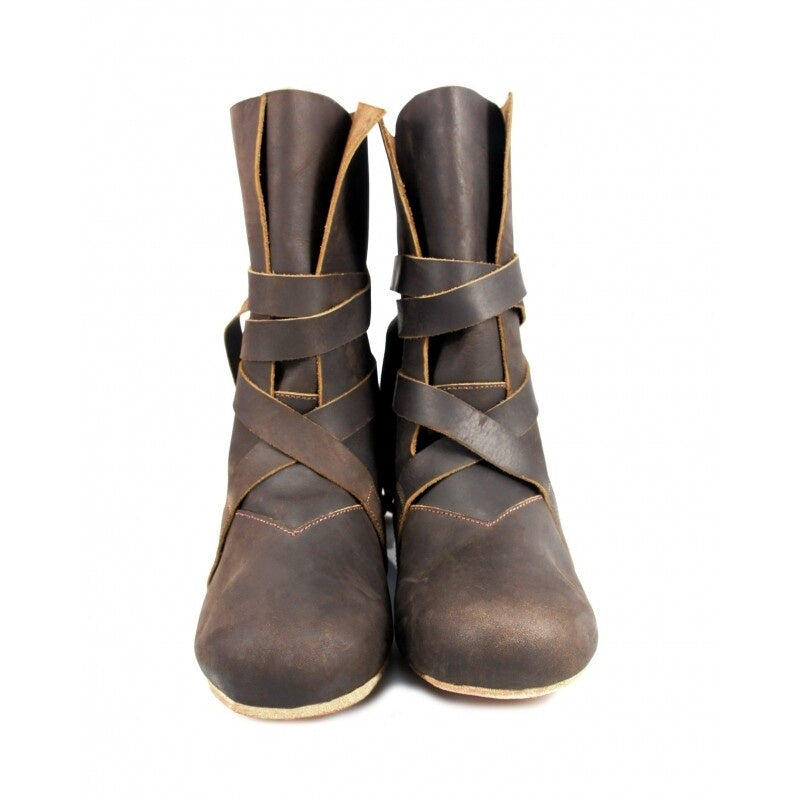 Produktbild Mittelalter Haithabu Stiefel mit Ledersohle Sjur braun