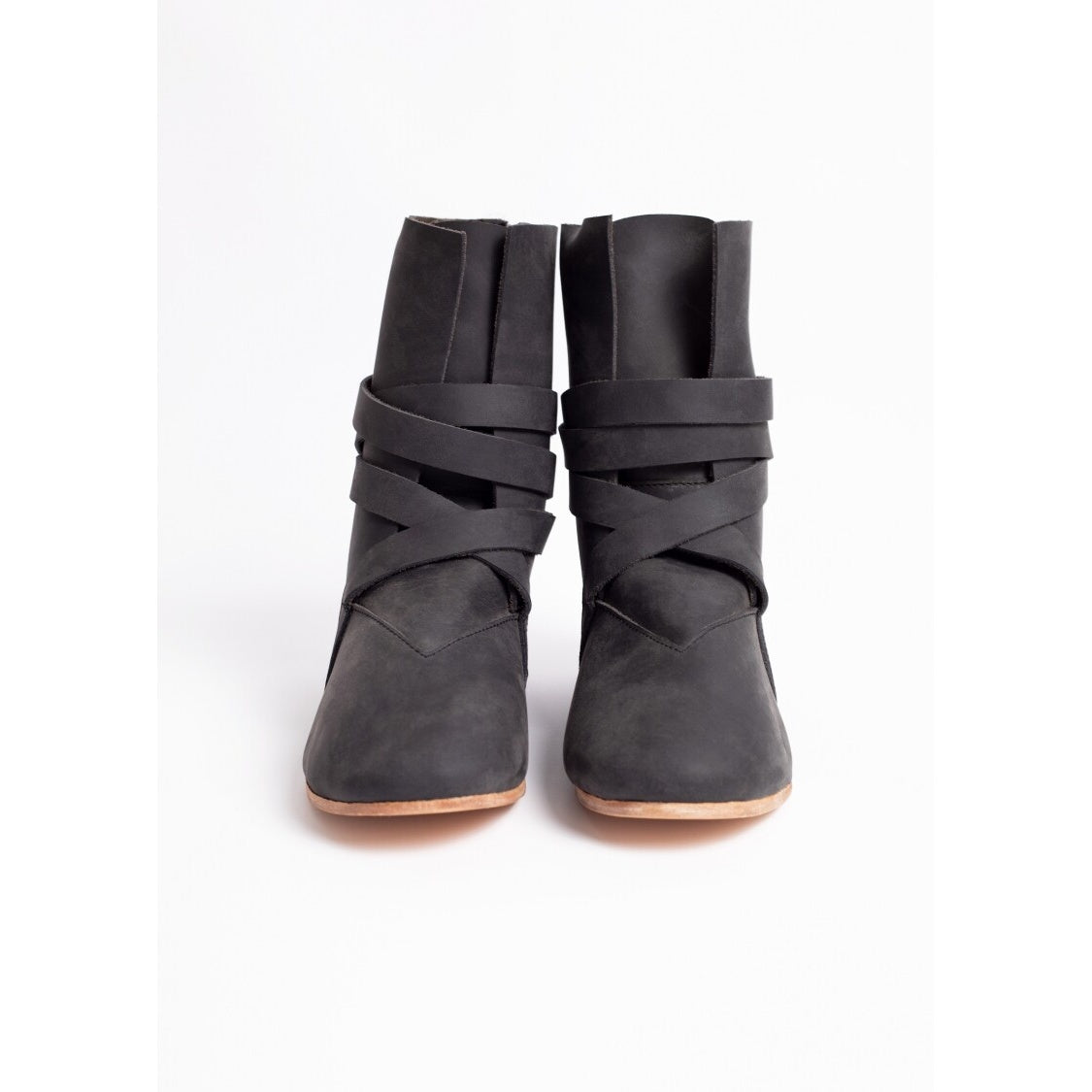 Image produit Bottes médiévales Haithabu avec semelle en cuir Sjur noir