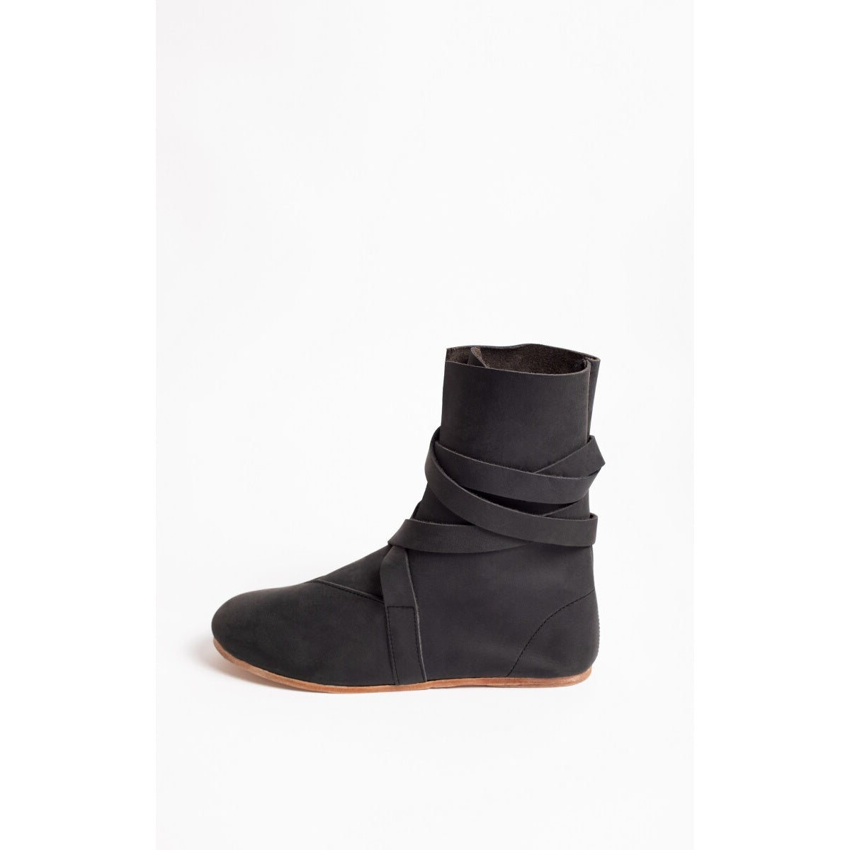 Image produit Bottes médiévales Haithabu avec semelle en cuir Sjur noir