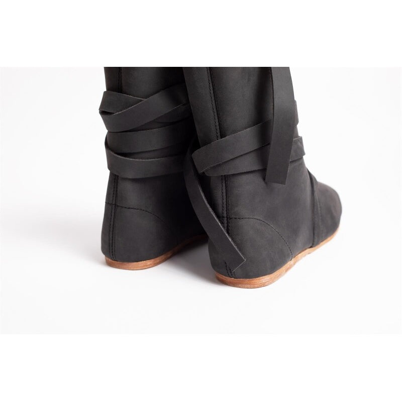Image produit Bottes médiévales Haithabu avec semelle en cuir Sjur noir