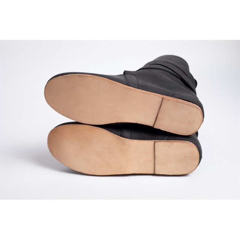 Image produit Bottes médiévales Haithabu avec semelle en cuir Sjur noir